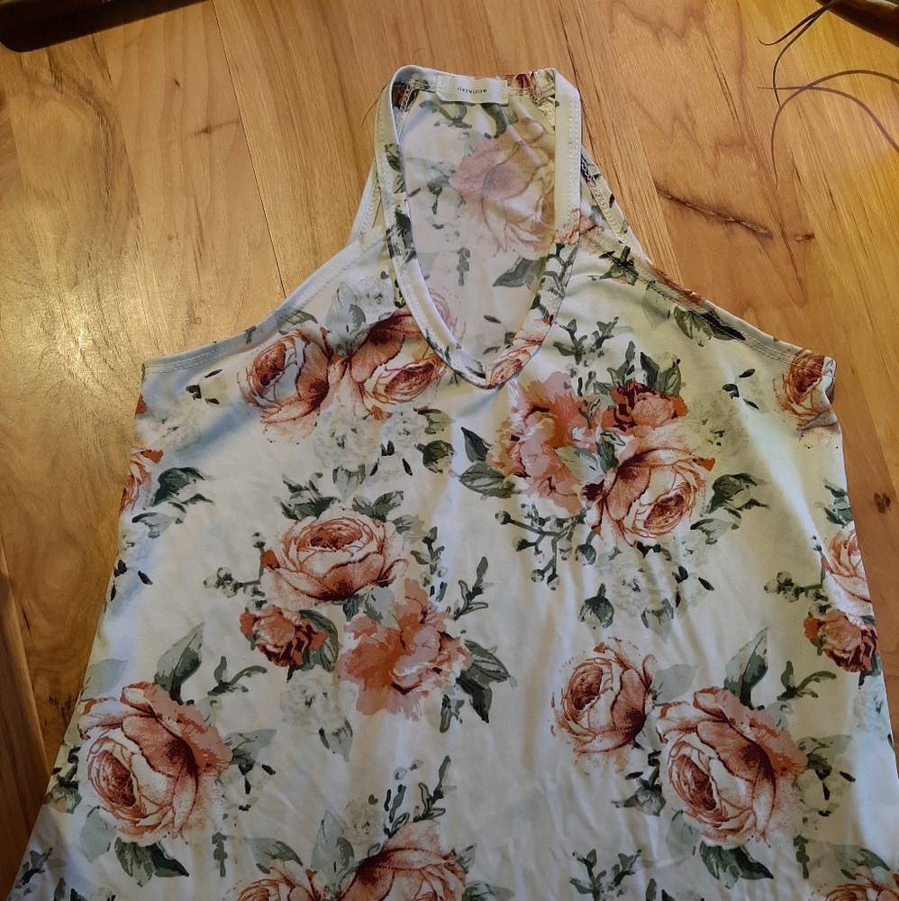 Floral tank top